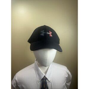 Under Armour Blitzing Freedom Black USA Mens Fitted Hat Size XL /XXL Classic Fit